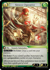 Sirocco Operative - 024 - Uncommon - Tristan, Shadowdancer Re:Collection Lite