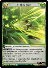 Stifling Trap - 025 - Rare - Tristan, Shadowdancer Re:Collection Lite