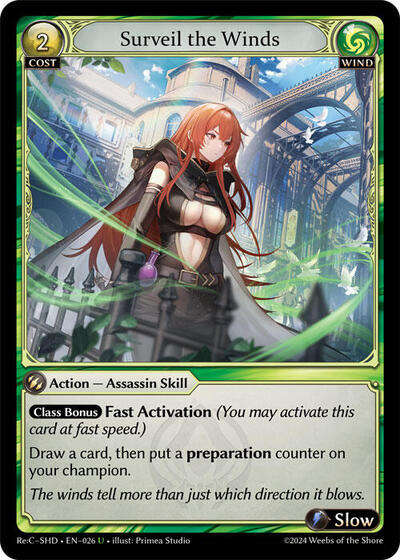 Surveil the Winds - 026 - Uncommon - Tristan, Shadowdancer Re:Collection Lite