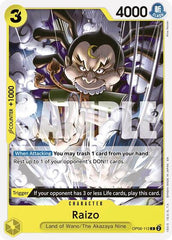 Raizo - OP06-112 - Common (Reprint) - GREEN/YELLOW Yamato
