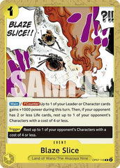 Blaze Slice - OP07-116 - Rare (Reprint) - GREEN/YELLOW Yamato