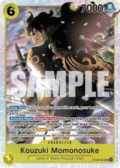 Kouzuki Momonosuke - ST28-004 - Super Rare - GREEN/YELLOW Yamato