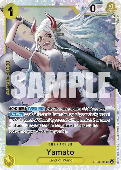 Yamato - ST28-005 - Super Rare - ST-28: Starter Deck 28 GREEN/YELLOW Yamato