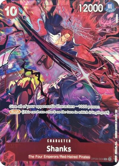 Shanks - OP09-004 - Super Rare (English Version 2nd Anniversary Set) - One Piece Promotion Cards