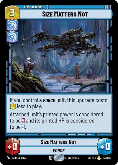 Size Matters Not - 056/264 - Rare - Legends of the Force