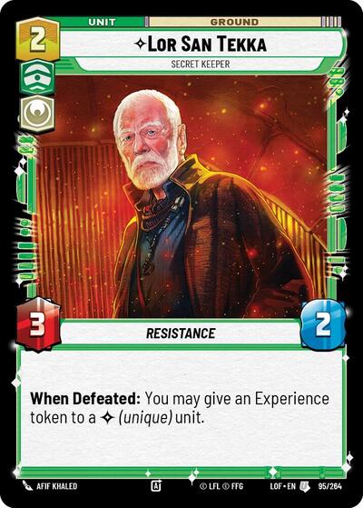 Lor San Tekka - Secret Keeper - 095/264 - Uncommon - Legends of the Force