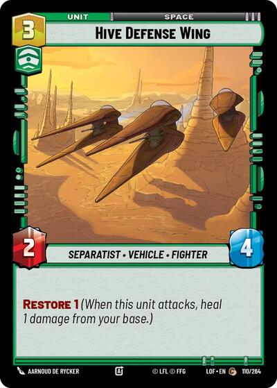 Hive Defense Wing - 110/264 - Common - Legends of the Force
