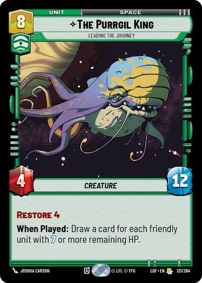 The Purrgil King - Leading The Journey - 121/264 - Rare - Legends of the Force