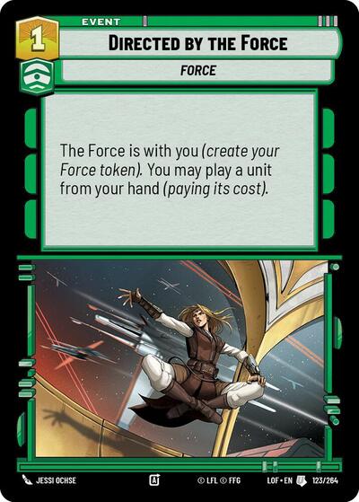 Directed by the Force - 123/264 - Uncommon - Legends of the Force