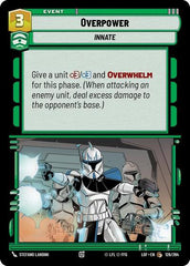 Overpower - 126/264 - Common - Legends of the Force