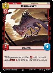 Hunting Nexu - 162/264 - Common - Legends of the Force