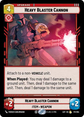 Heavy Blaster Cannon - 171/264 - Rare - Legends of the Force