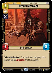 Deceptive Shade - 180/264 - Rare - Legends of the Force