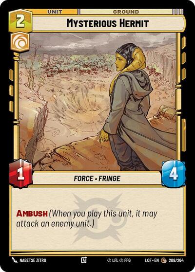Mysterious Hermit - 208/264 - Common - Legends of the Force