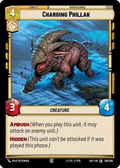 Charging Phillak - 210/264 - Common - Legends of the Force