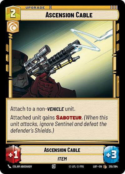 Ascension Cable - 215/264 - Common - Legends of the Force