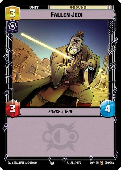 Fallen Jedi - 230/264 - Common - Legends of the Force