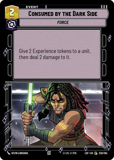 Consumed by the Dark Side - 239/264 - Common - Legends of the Force
