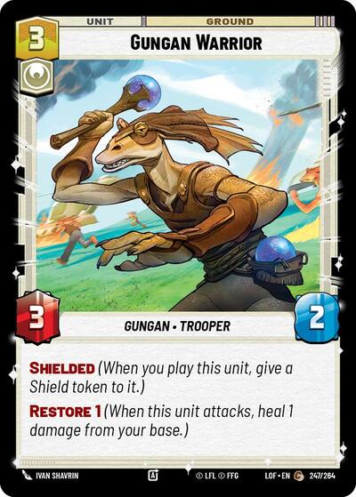 Gungan Warrior - 247/264 - Common - Legends of the Force
