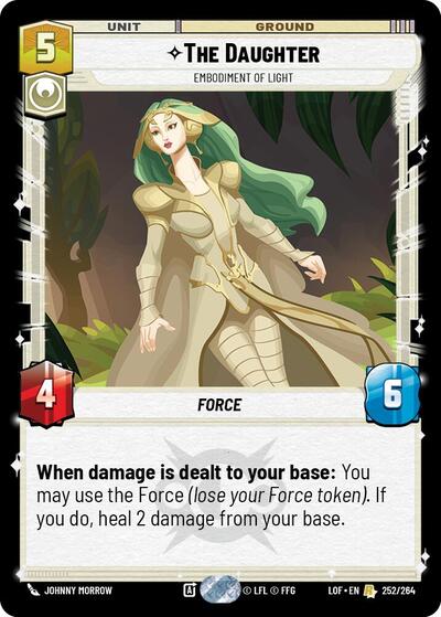 The Daughter - Embodiment of Light - 252/264 - Rare - Legends of the Force