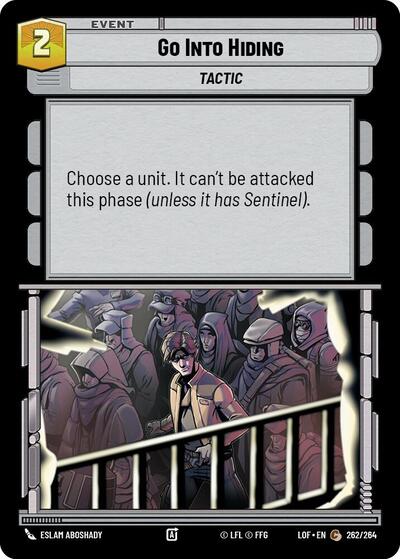 Go Into Hiding - 262/264 - Common - Legends of the Force