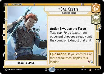 Cal Kestis - I Can't Keep Hiding - 015/264 - Common - Legends of the Force