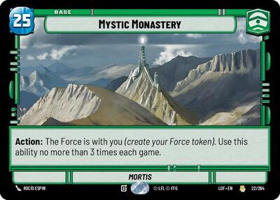 Mystic Monastery - 022/264 - Rare - Legends of the Force