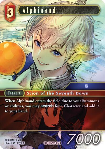 Alphinaud - PR-190/12-004R - Promo - FF: Promo Cards