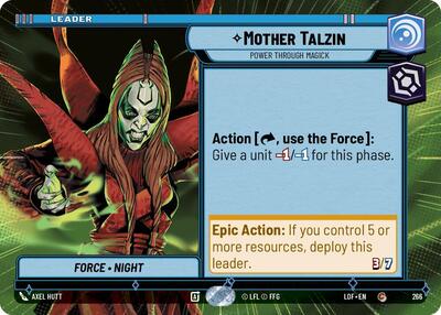 Mother Talzin - Power Through Magick - 266 - Common (Hyperspace) - Legends of the Force