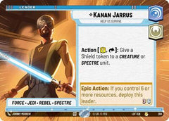 Kanan Jarrus - Help Us Survive - 268 - Rare (Hyperspace) - Legends of the Force