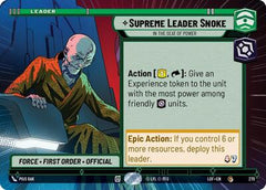 Supreme Leader Snoke - In the Seat of Power - 270 - Common (Hyperspace) - Legends of the Force