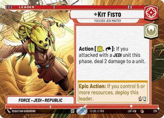 Kit Fisto - Focused Jedi Master - 275 - Rare (Hyperspace) - Legends of the Force