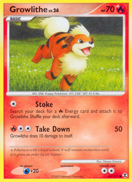 Growlithe - 063/111 - Rising Rivals