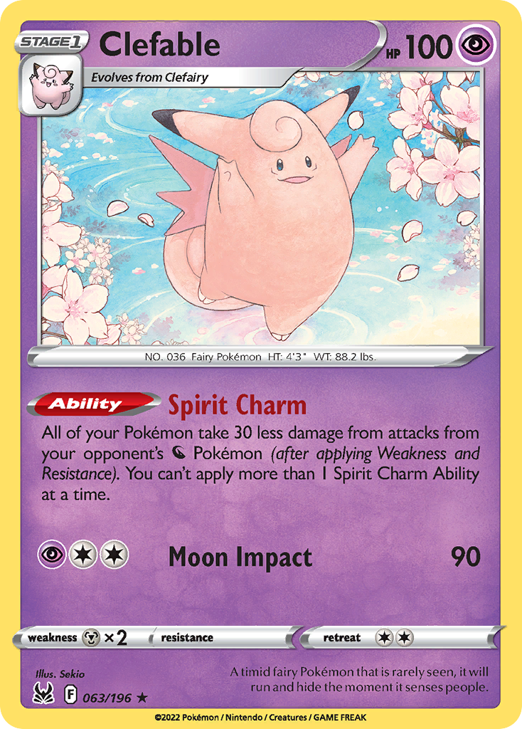 Clefable - 063/196 - Lost Origin