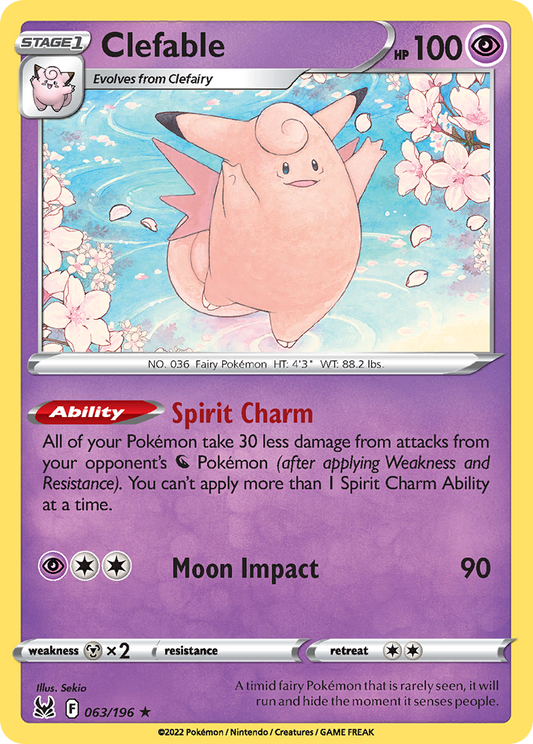 Clefable - 063/196 - Lost Origin