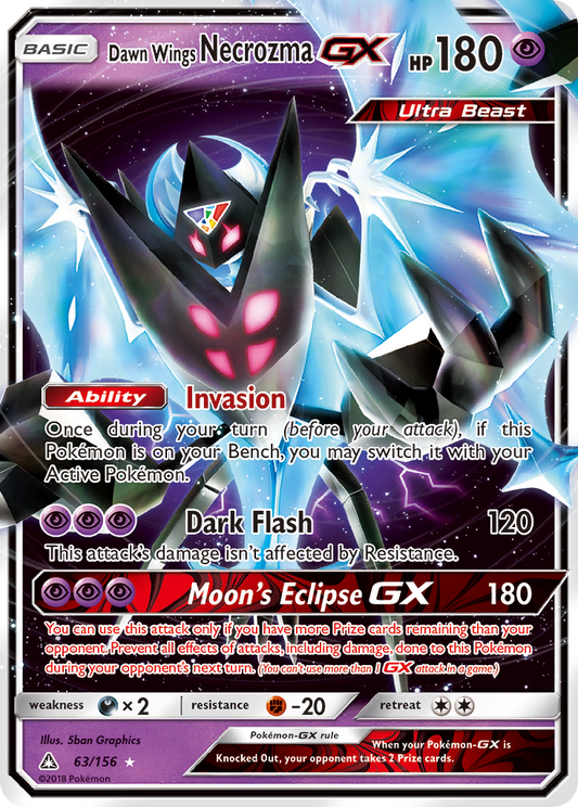 Dawn Wings Necrozma-GX - 063/156 - Ultra Prism