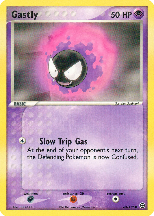 Gastly - 063/112 - FireRed & LeafGreen