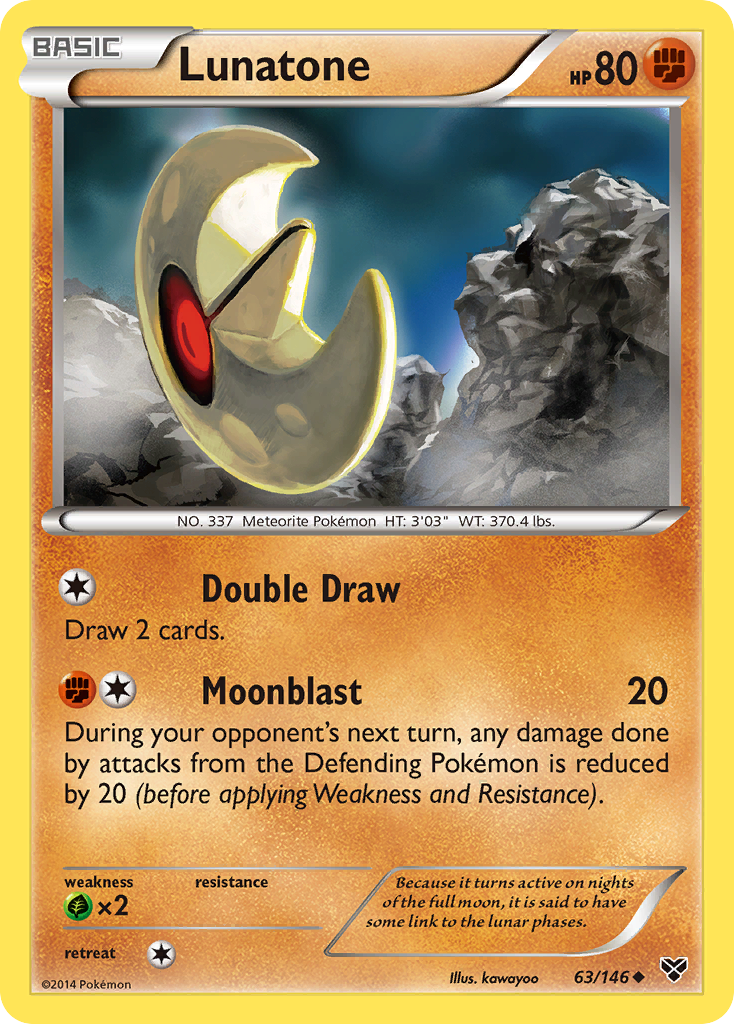 Lunatone - 063/146 - XY