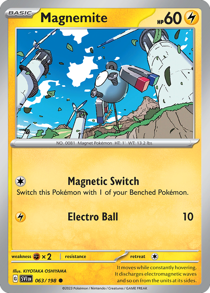 Magnemite - 063/198 - Scarlet & Violet