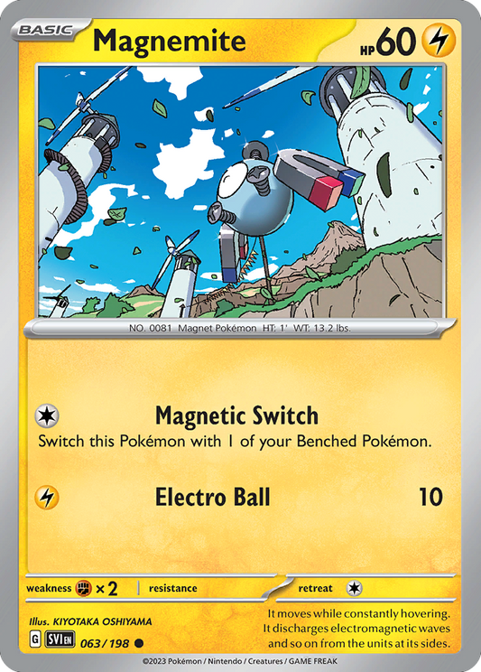 Magnemite - 063/198 - Scarlet & Violet