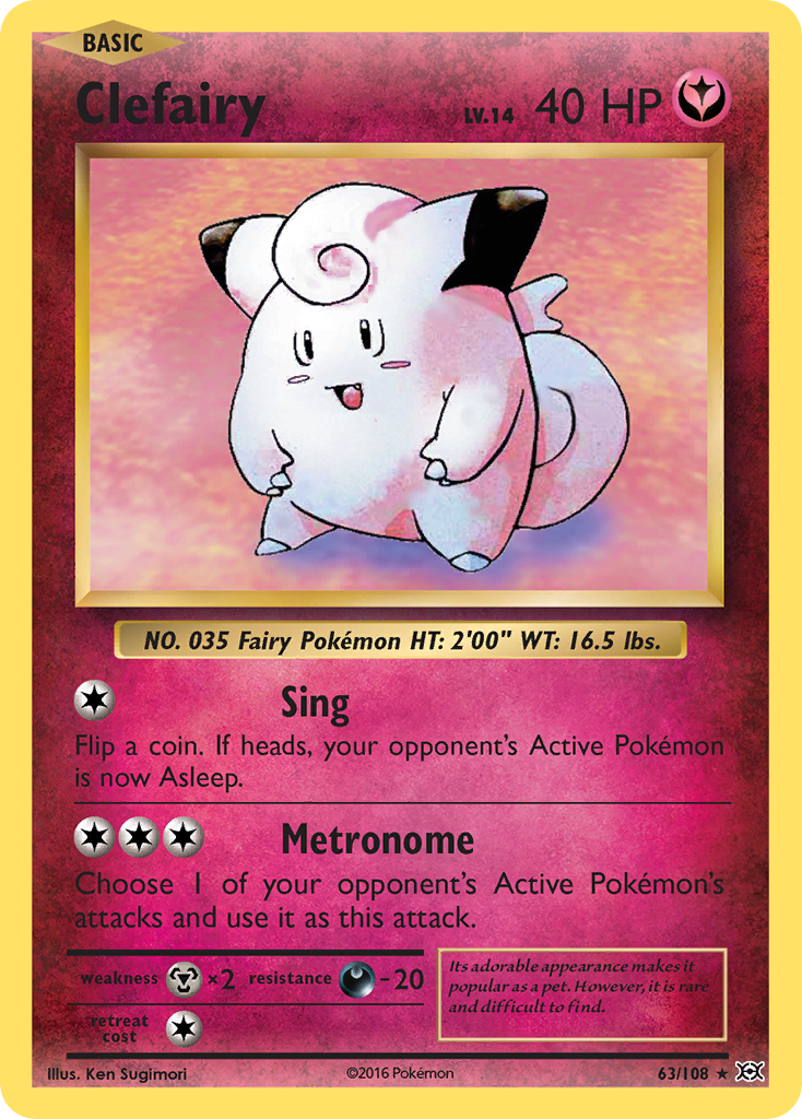 Clefairy - 063/108 - Evolutions