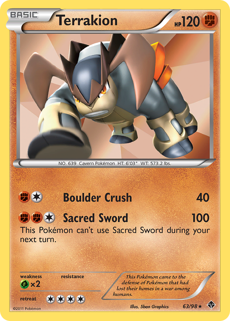 Terrakion - 63/98 - Emerging Powers