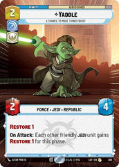 Yaddle - A Chance To Make Things Right - 309 - Rare (Hyperspace) - Legends of the Force