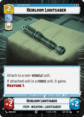 Heirloom Lightsaber - 317 - Common (Hyperspace) - Legends of the Force