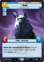 Dume - Redeem the Future - 319 - Rare (Hyperspace) - Legends of the Force