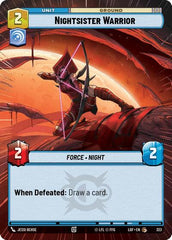 Nightsister Warrior - 323 - Common (Hyperspace) - Legends of the Force