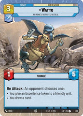 Watto - No Money, No Parts, No Deal - 329 - Uncommon (Hyperspace) - Legends of the Force