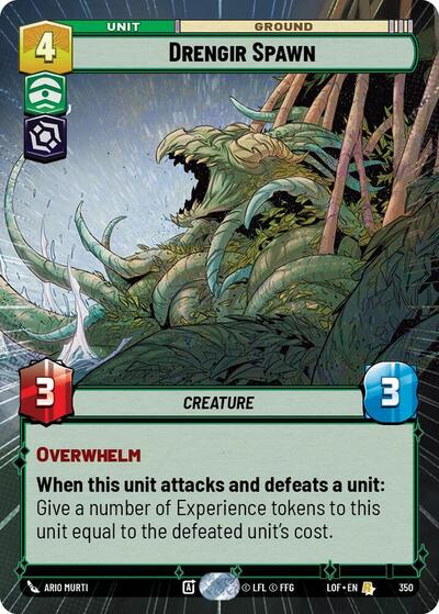 Drengir Spawn - 350 - Rare (Hyperspace) - Legends of the Force