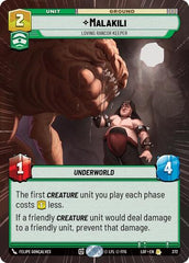 Malakili - Loving Rancor Keeper - 372 - Rare (Hyperspace) - Legends of the Force