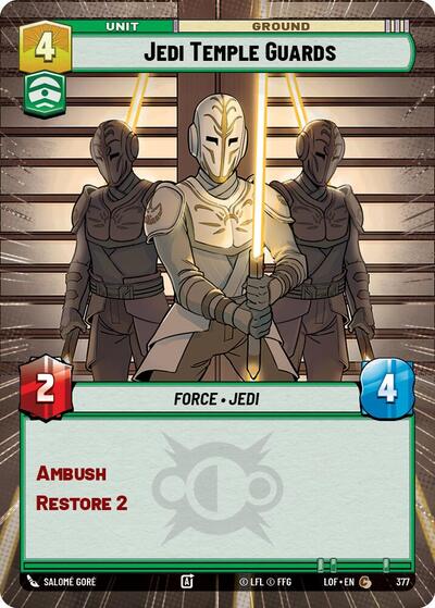 Jedi Temple Guards - 377 - Common (Hyperspace) - Legends of the Force